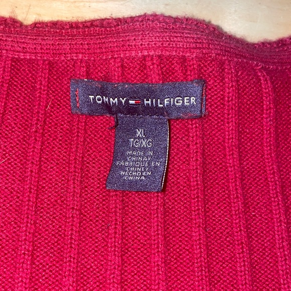 Red Tommy Hilfiger sweater - Picture 2 of 4